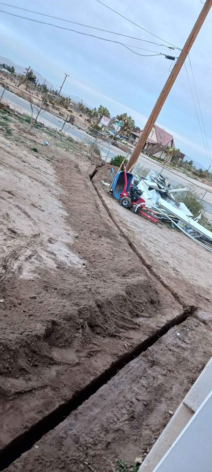 High Desert Trenching job site