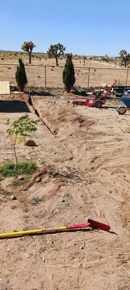 High Desert Trenching job site