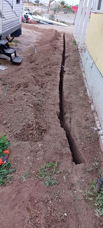 High Desert Trenching job site